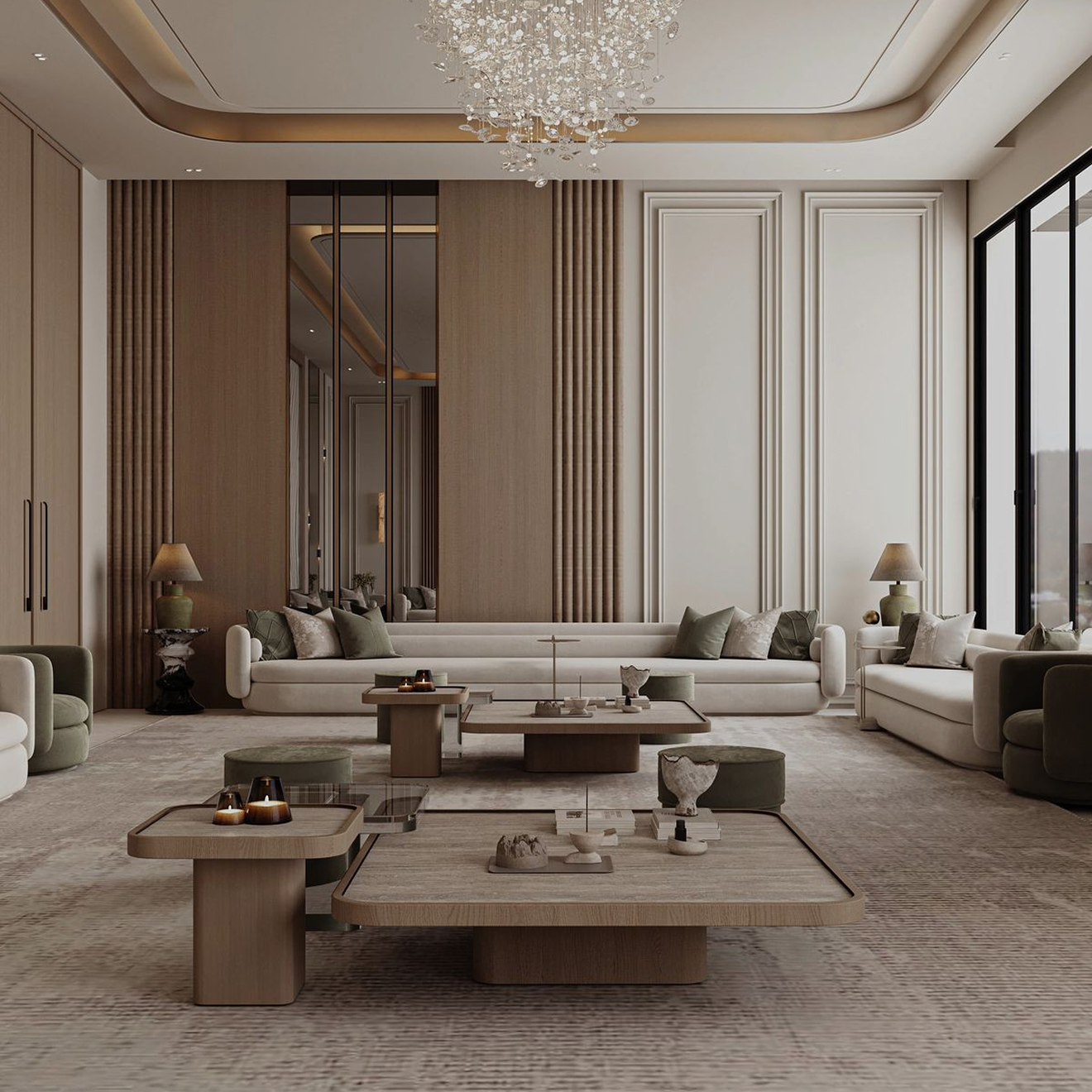 Custom-designed interior in a fully renovated villa in Dubai