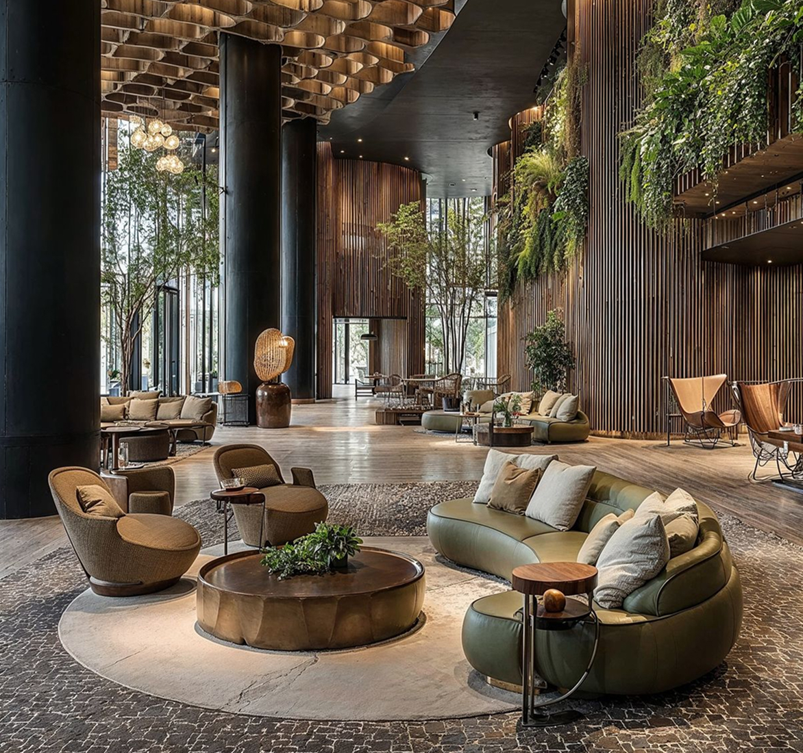 Modern majlis interior design in a luxury villa in Dubai by an award-winning interior design firm.