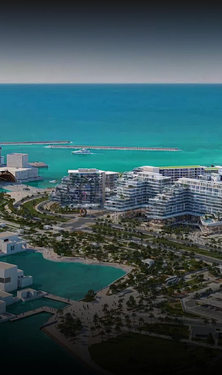 Interior fit out for a luxury villa in Palm Jumeirah with modern aluminum facades.