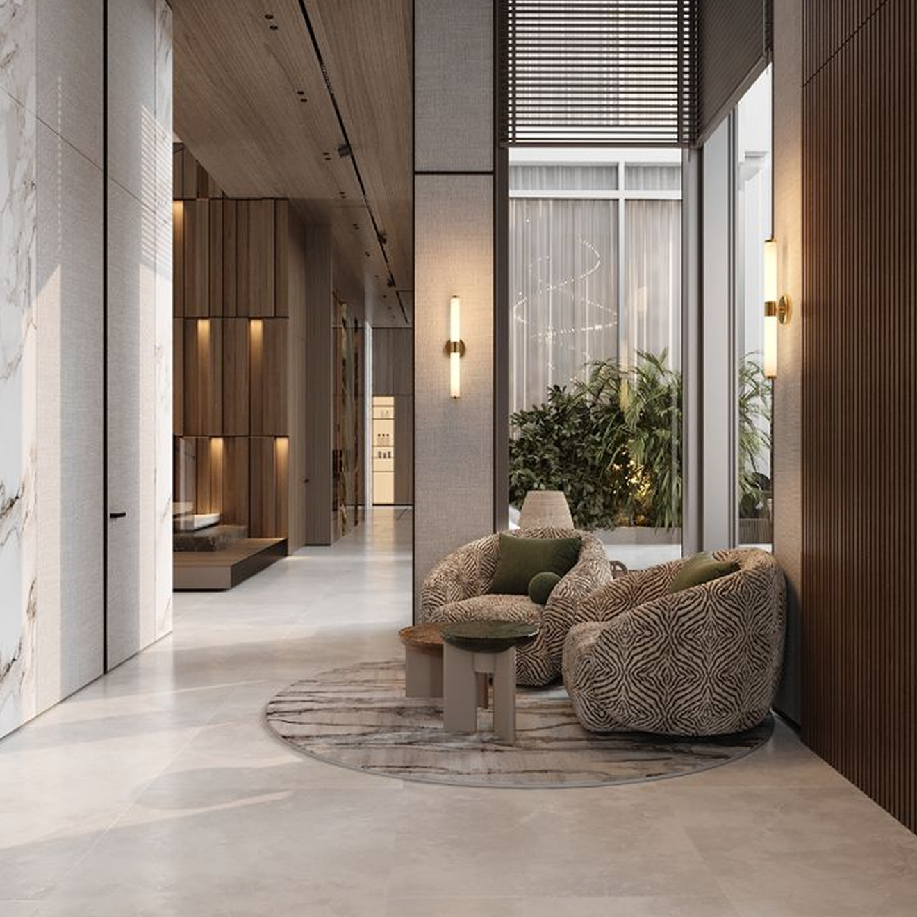 Custom-designed interior in a fully renovated villa in Dubai