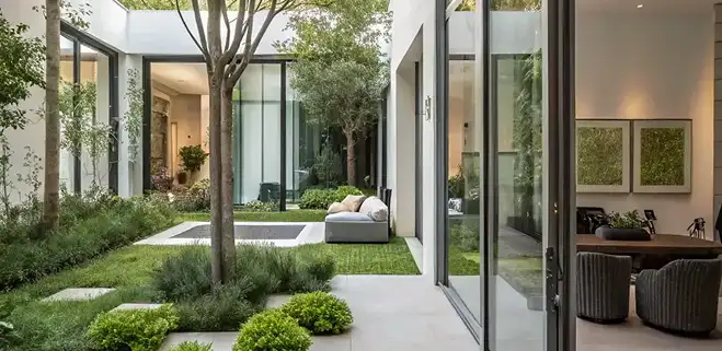 Courtyards, Voids & Double-Height Spaces