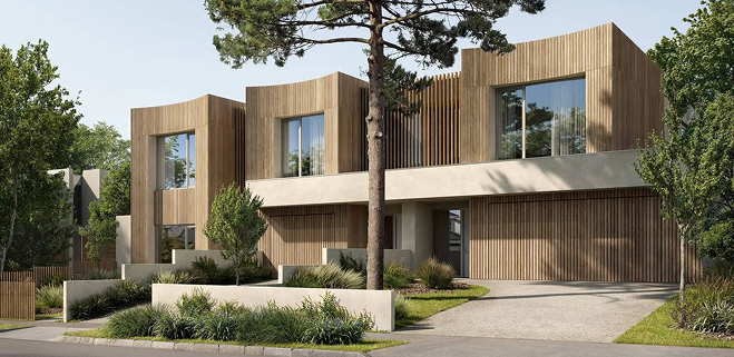 Townhouse Design Aligned with Community Architectural Standards