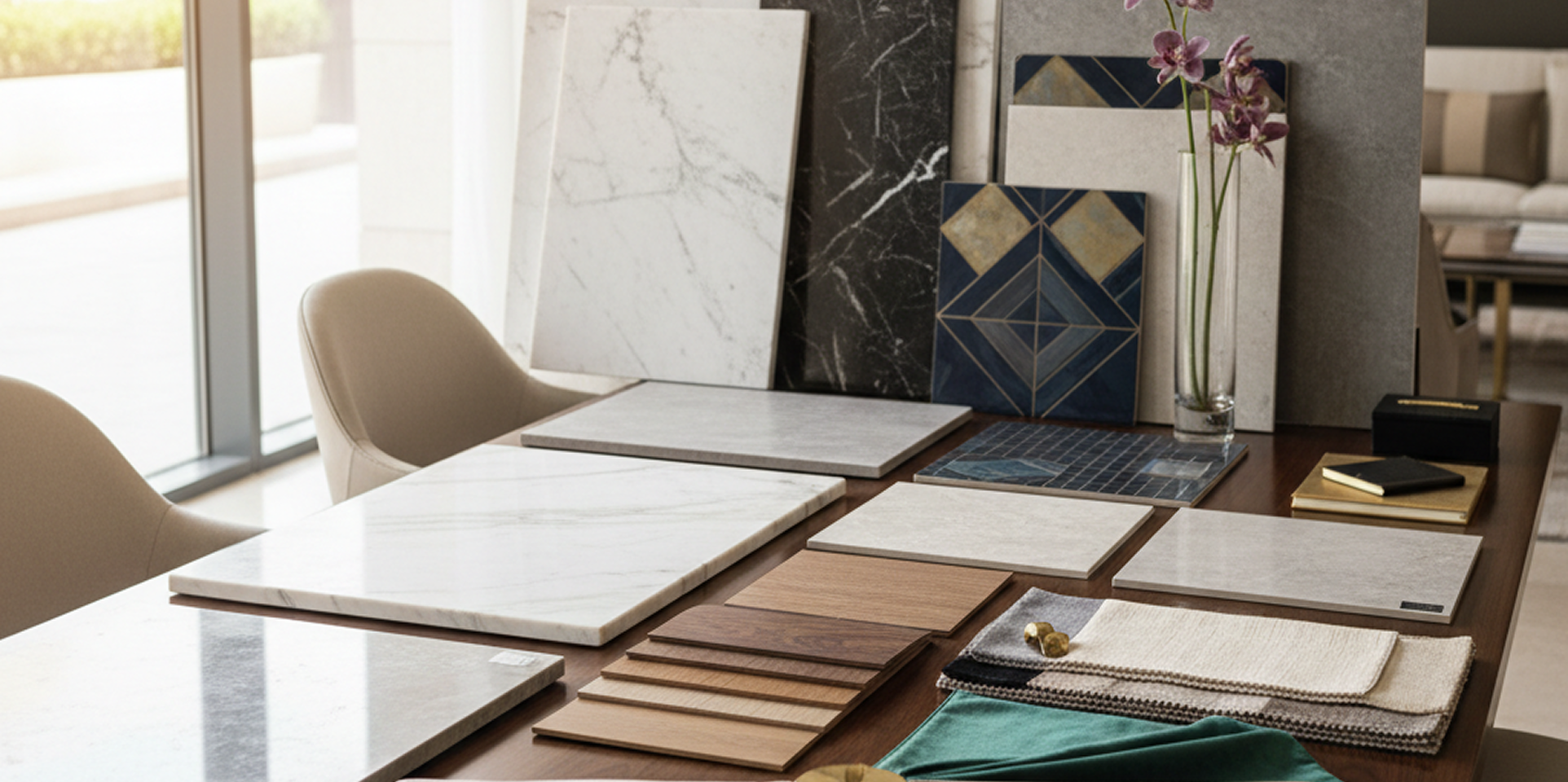 Solid wood and MDF cabinetry in a Dubai home interior
