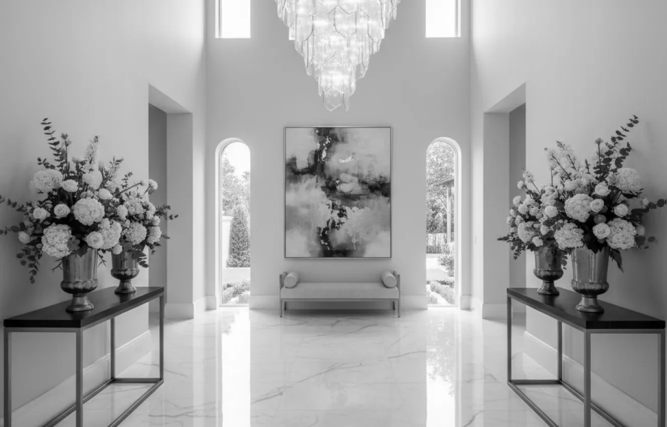 Bespoke joinery produced in-house by Rayfitout for a villa interior