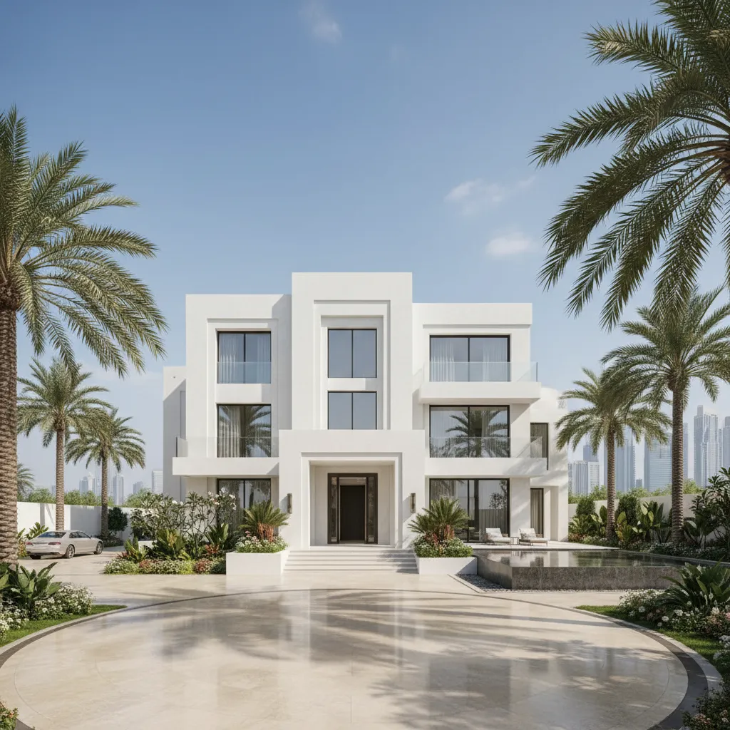 Modernized existing villa exterior in District One