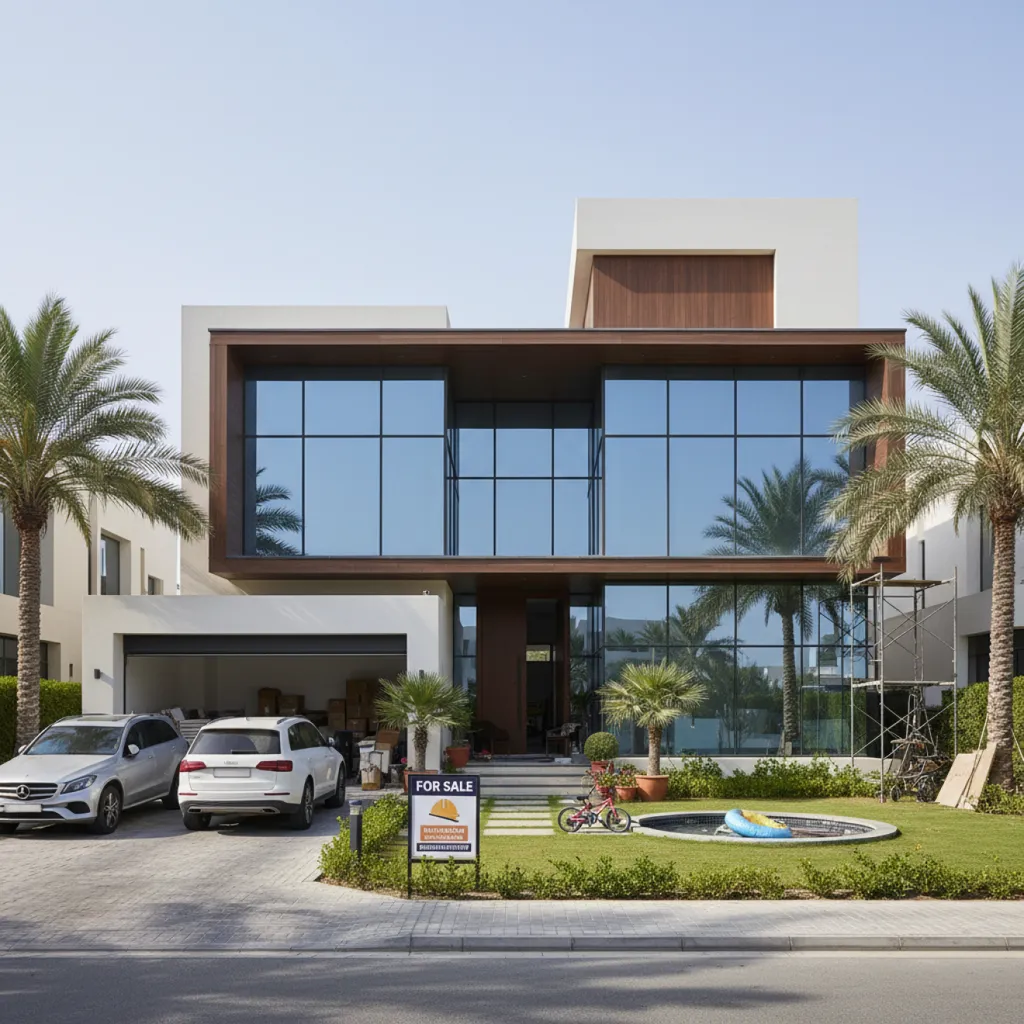 Modern Dubai Hills Estate villa ready for renovation