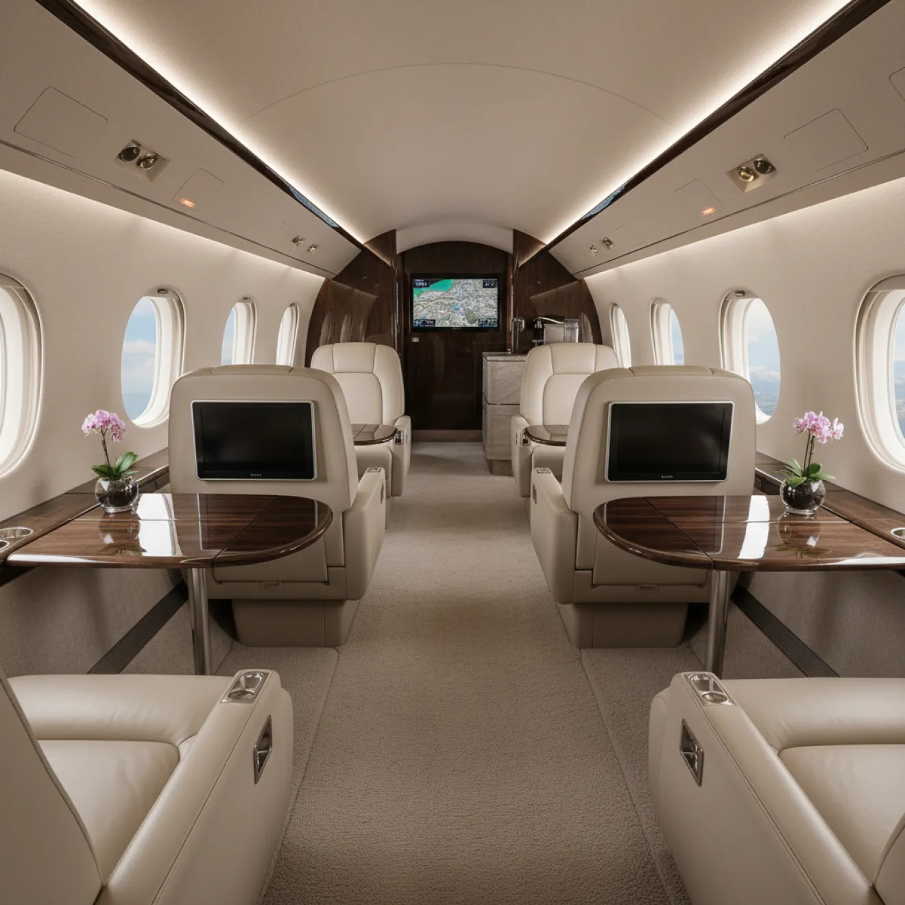 Refreshed Gulfstream cabin prepared for aircraft sale