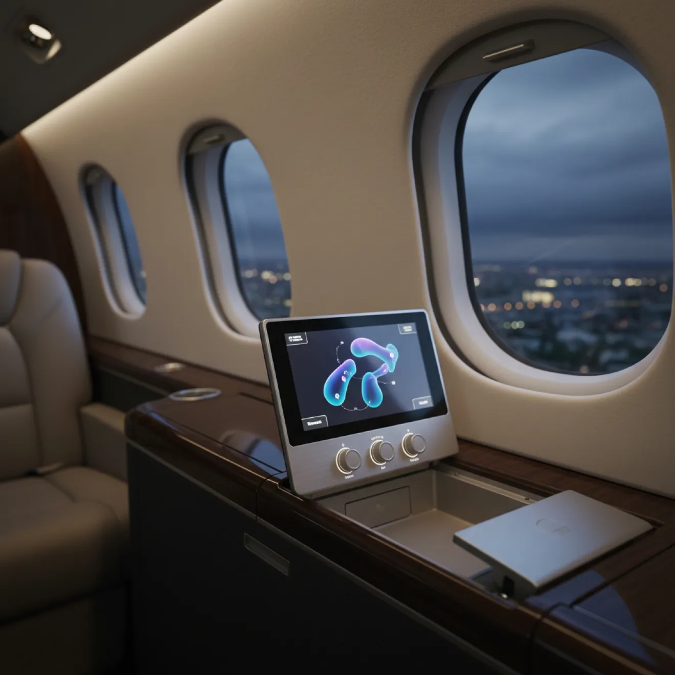 Falcon cabin management controls and technology upgrades