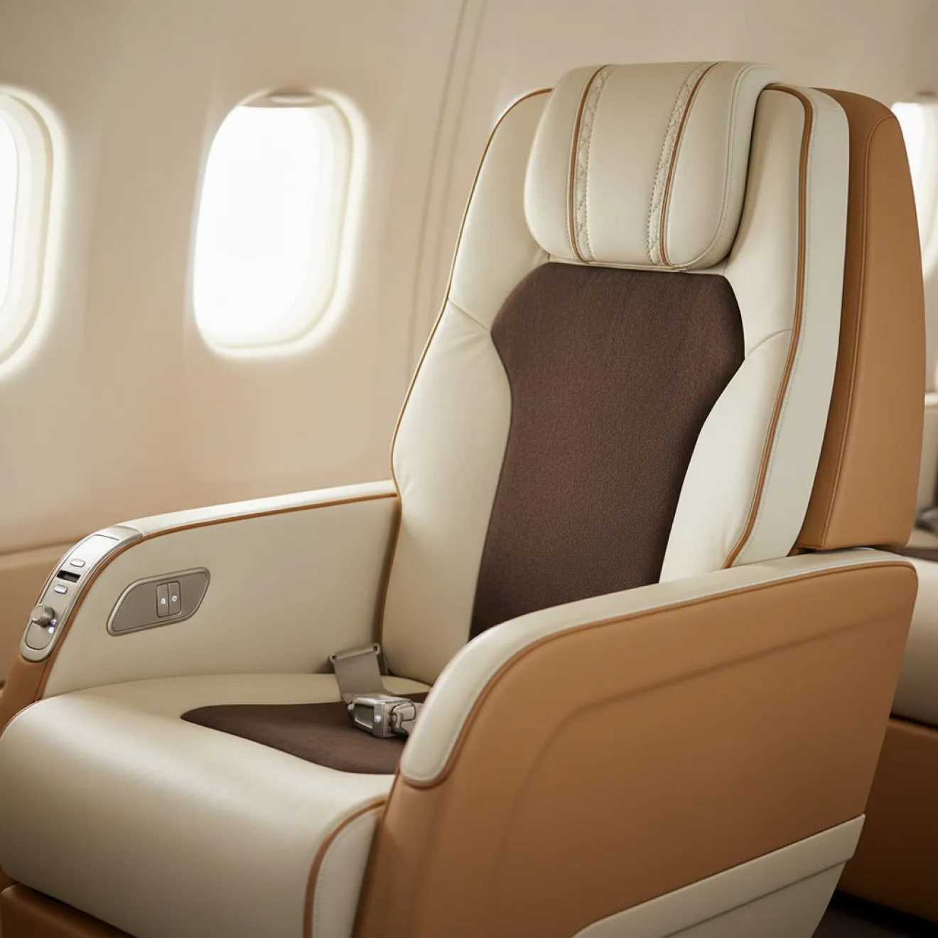 Falcon leather upholstery and cabin finishes