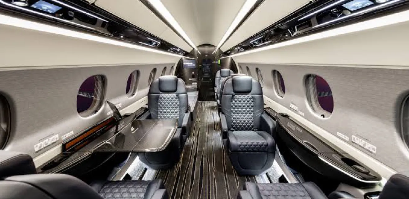 Embraer Praetor super-midsize cabin interior