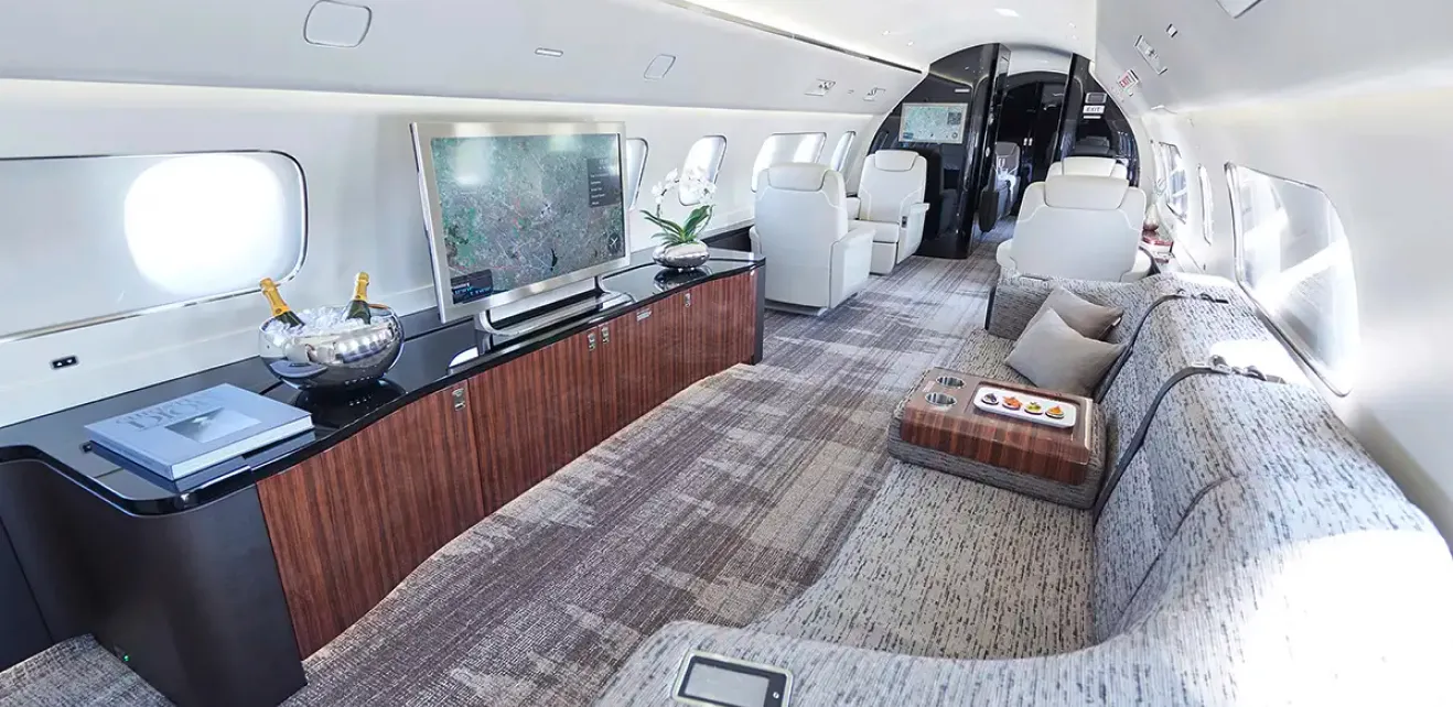 Embraer Lineage 1000E flagship cabin interior
