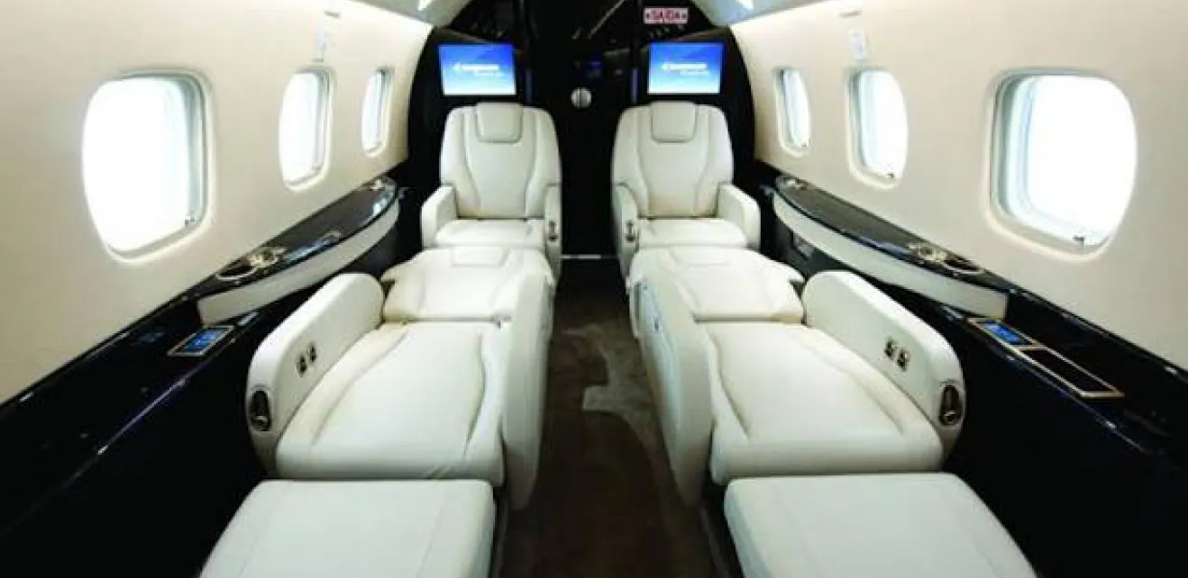 Embraer Legacy large-cabin interior