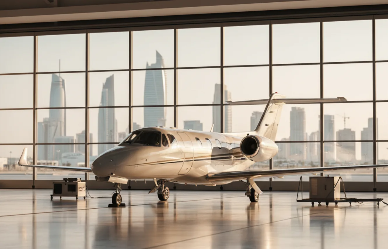 Private jet project delivery in the UAE