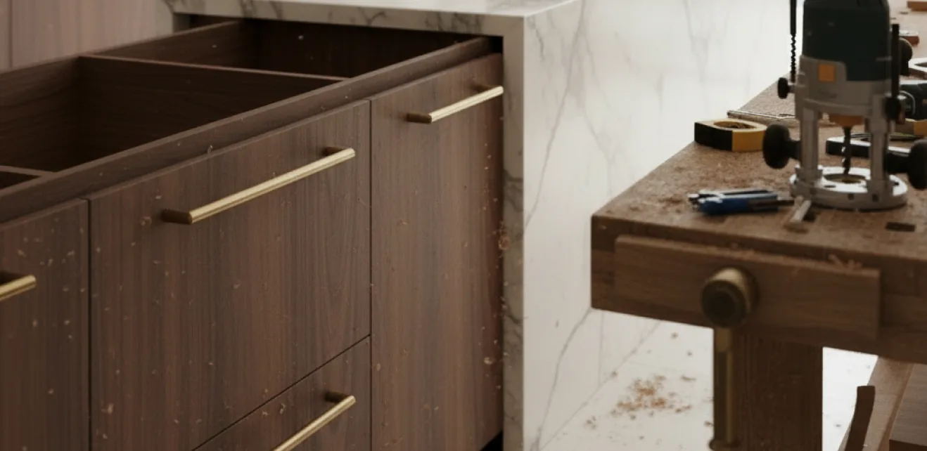 Bespoke joinery and kitchen cabinetry for a residential fit out