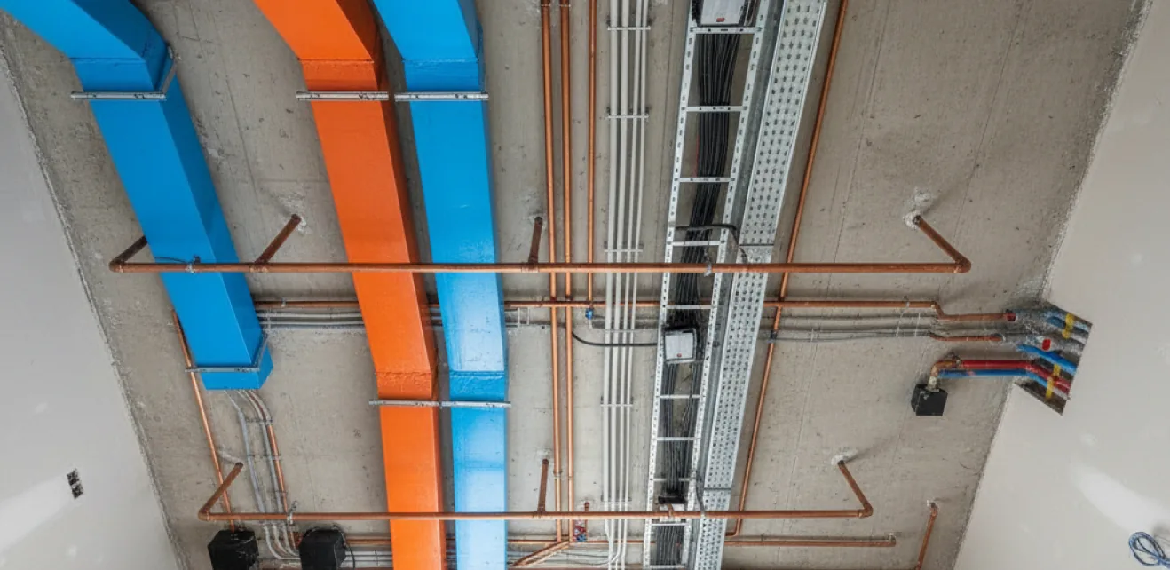 MEP and electrical works installed during a residential fit out