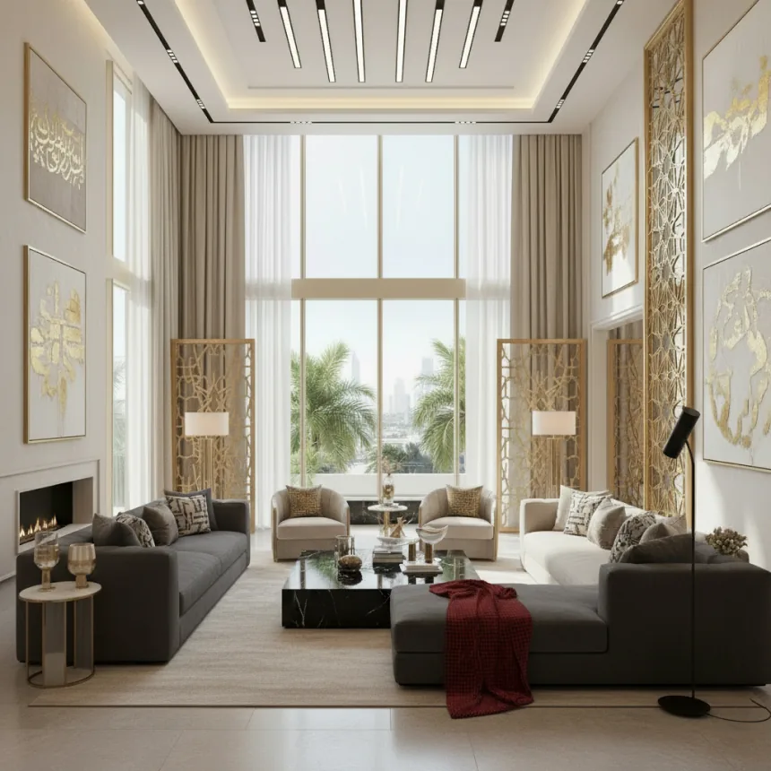 Luxury residential interior design in Dubai