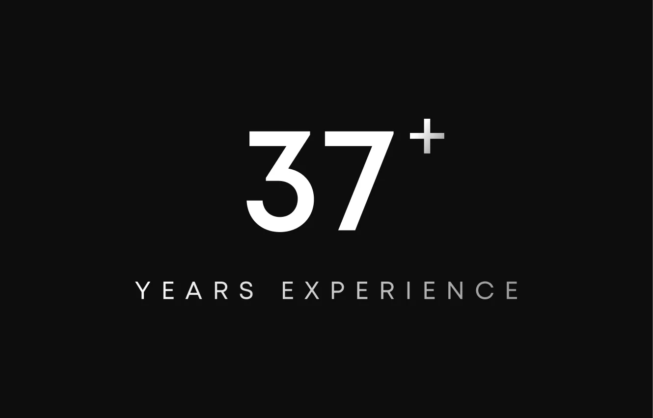 37+ years experience