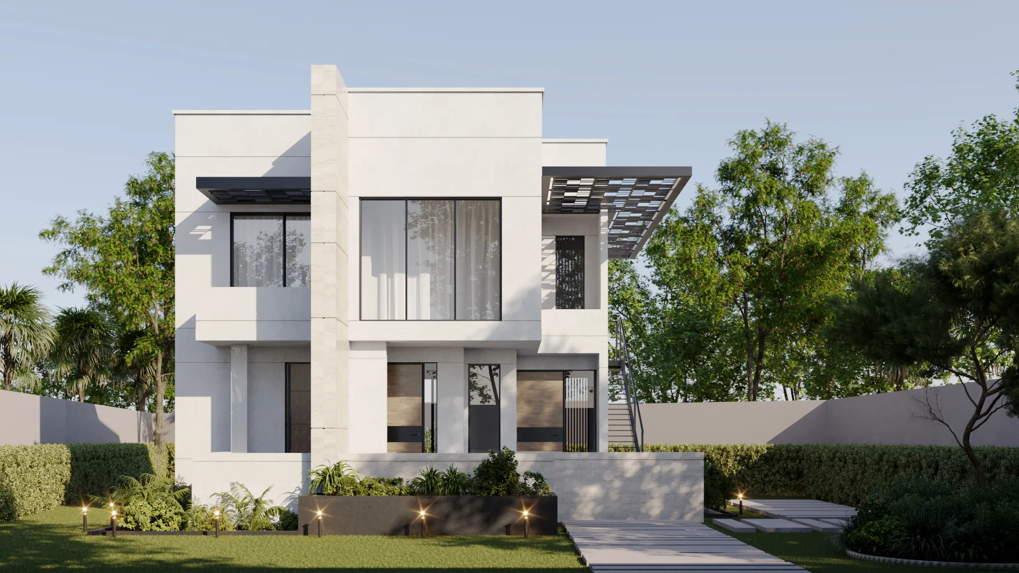 Private guest villa in Kampala, a luxury residential interior design project by Rayfitout