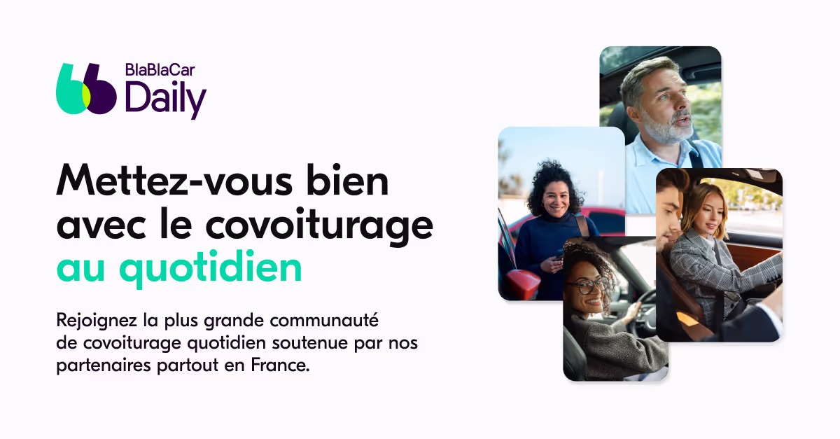 Mettez-vous bien avec le covoiturage au quotidien