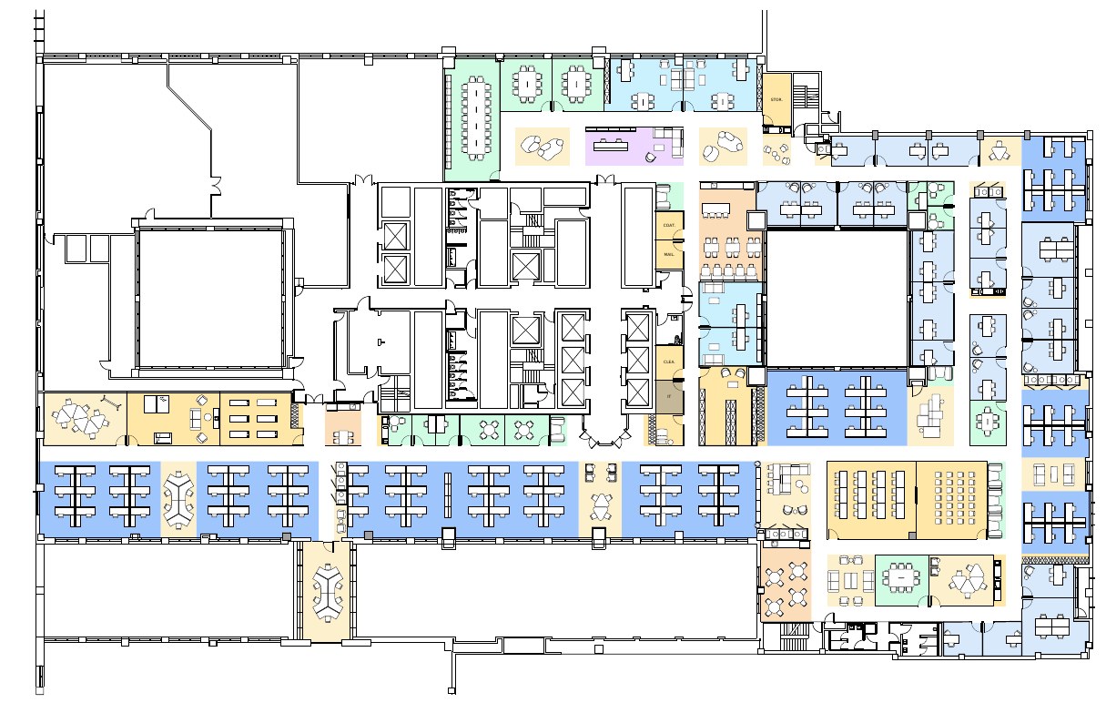 Alternative A floor layout