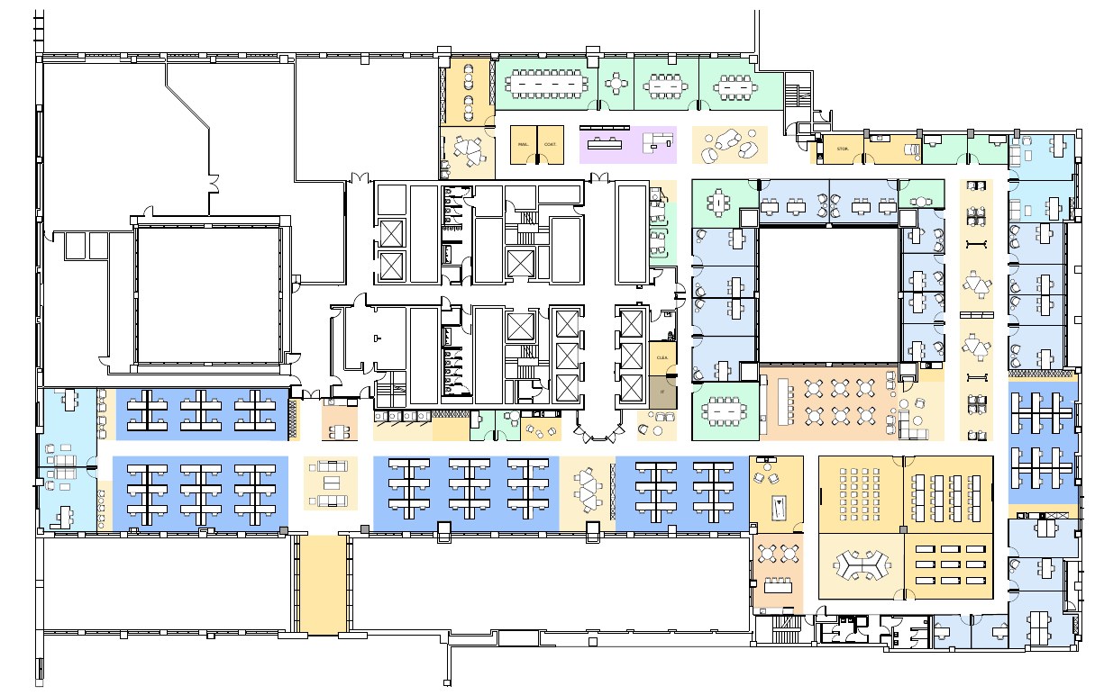 Alternative B floor layout