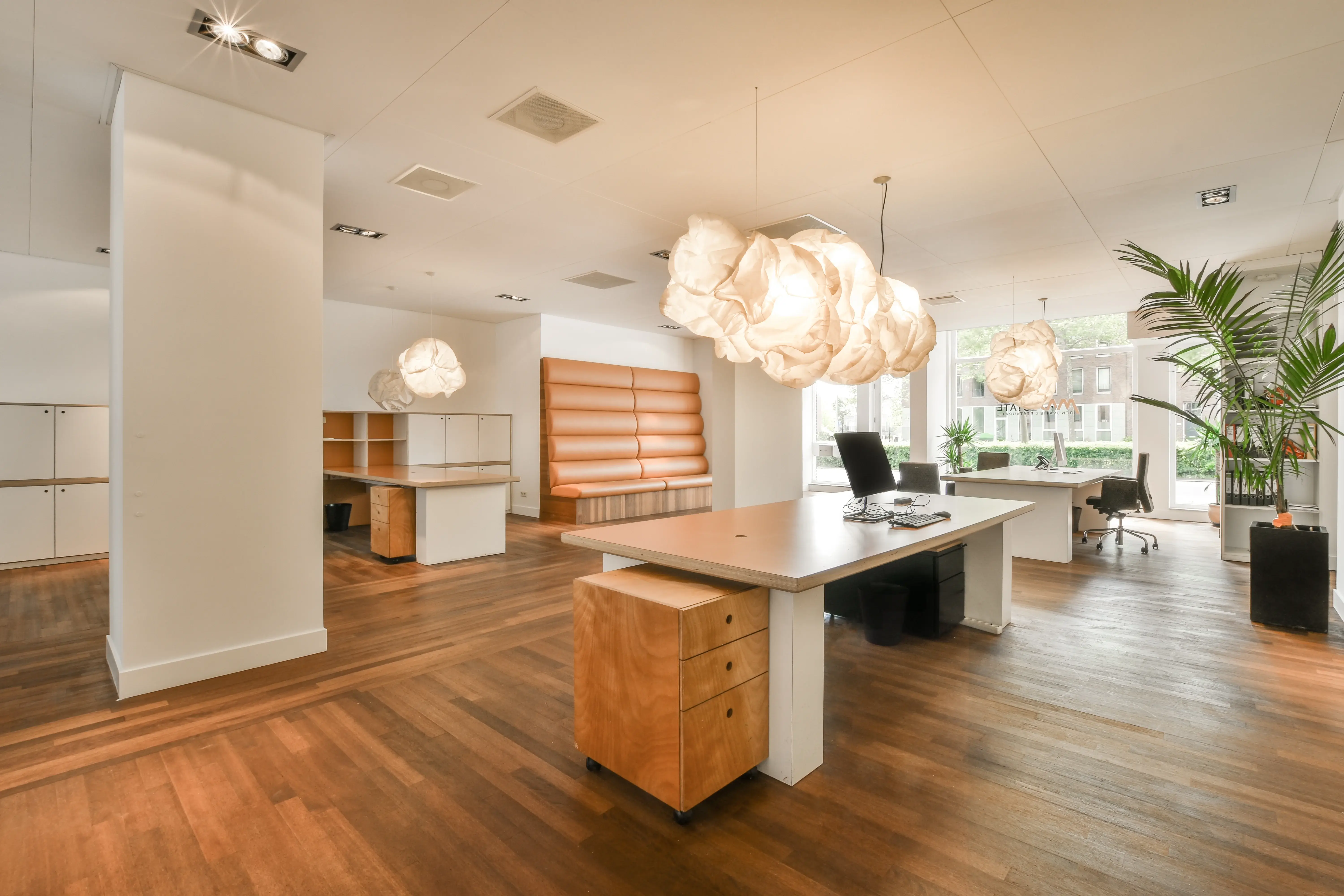 Elevating Workspaces: Luxury Modern Office Design Trends - example of such office is seen in the image