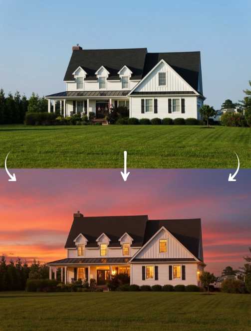 Before After Purple