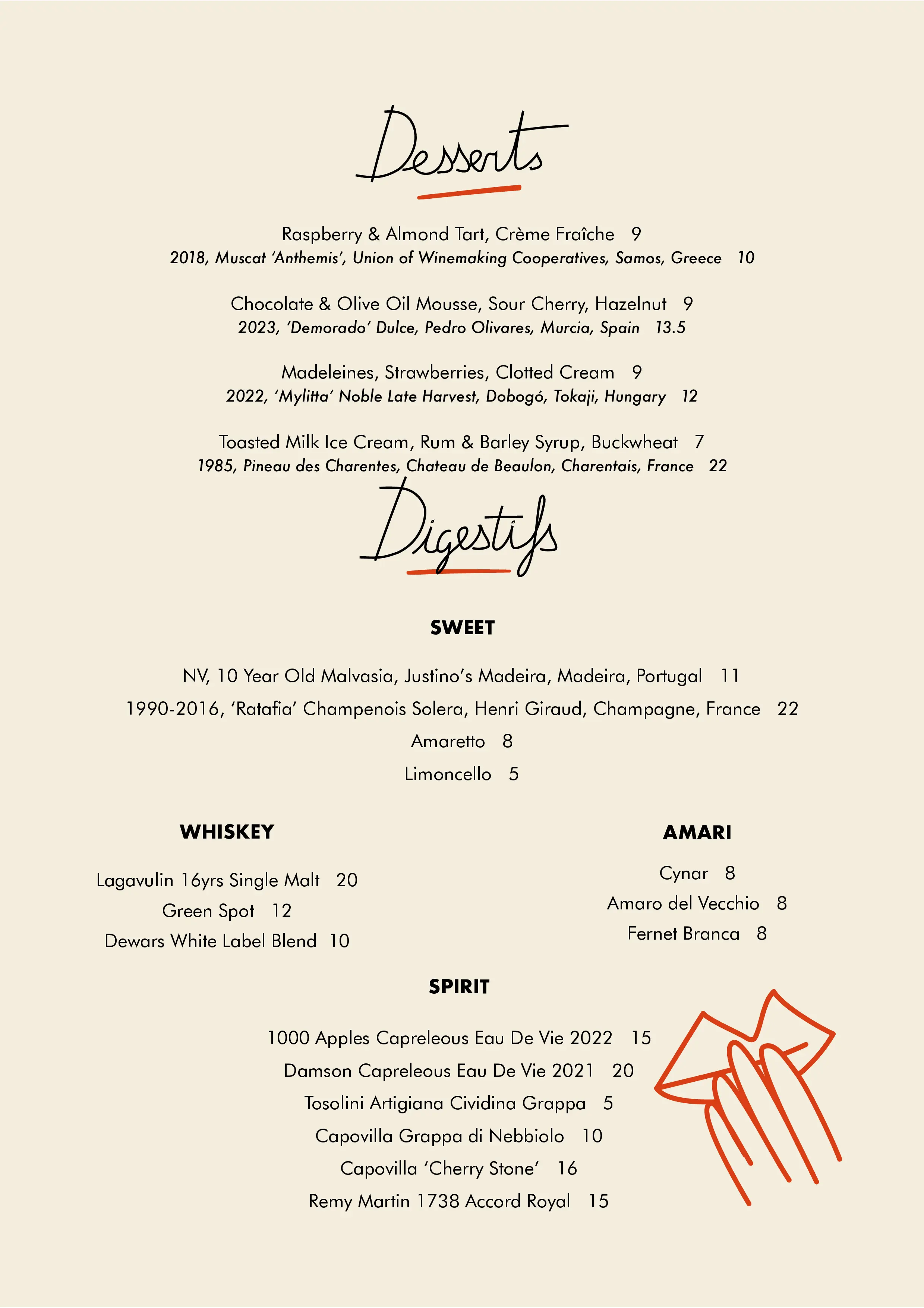 Restaurant Desserts
