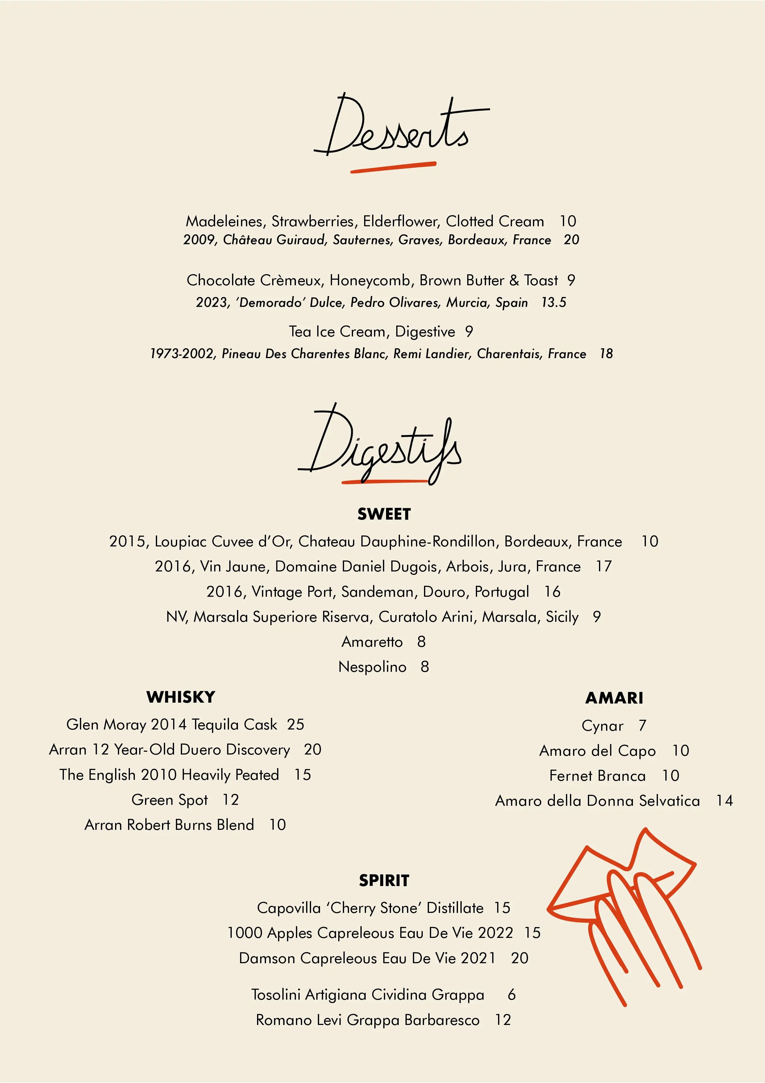 Restaurant Desserts
