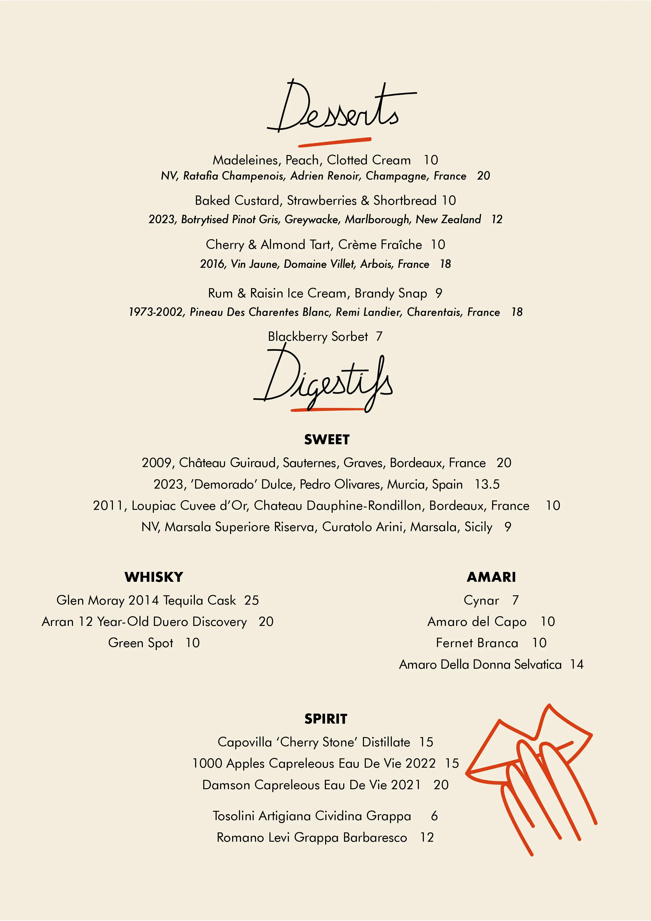 Restaurant Desserts