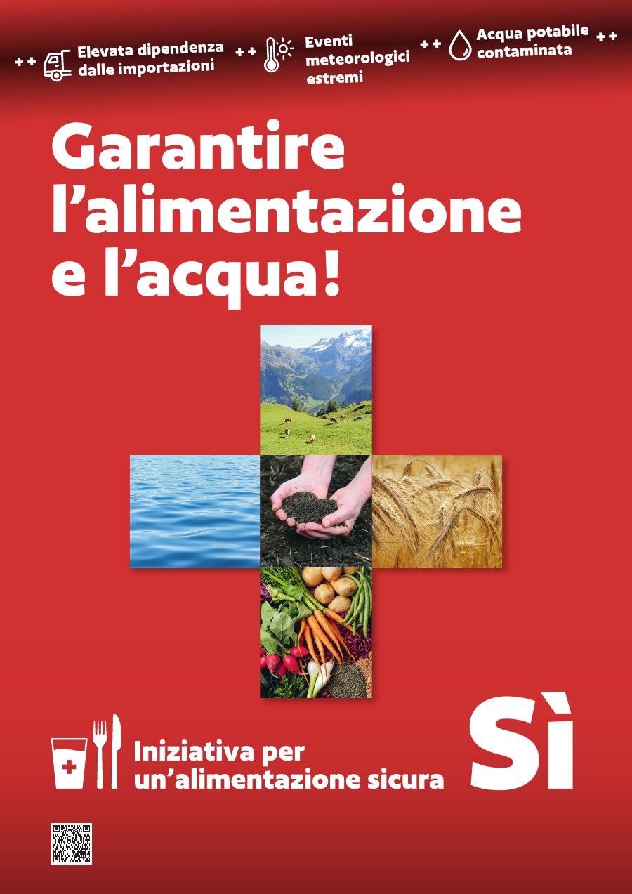Plakat Ernährung und Wasser sichern