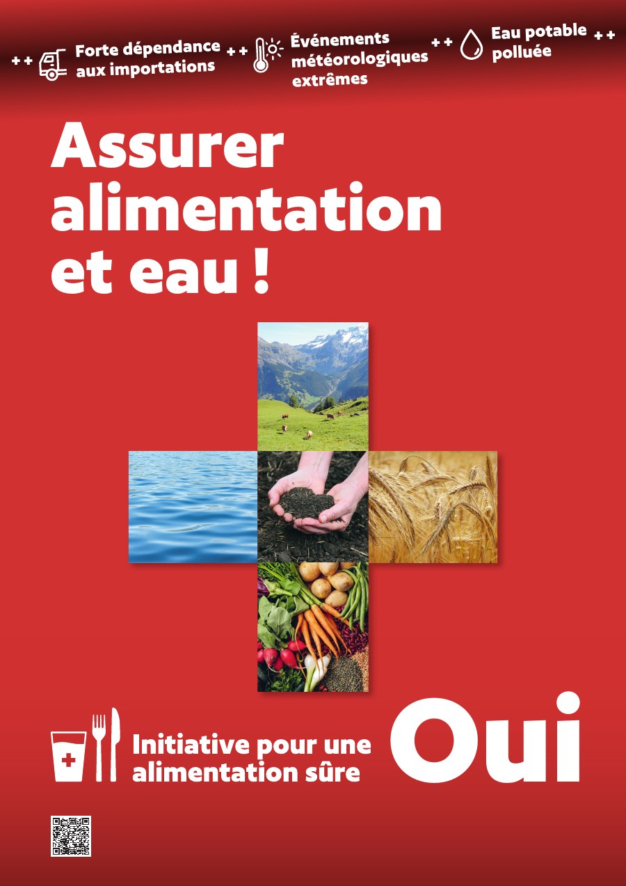Plakat Ernährung und Wasser sichern