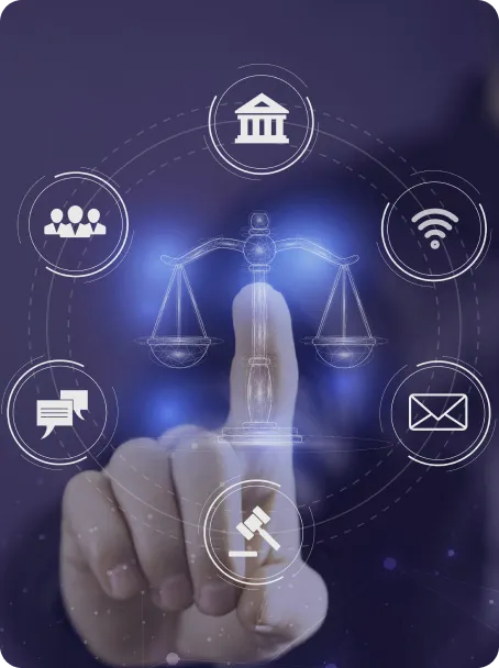 An image featuring a glowing symbol of a shield with a cross, representing secure healthcare, surrounded by soft light effects, conveying safety and protection in medical services.