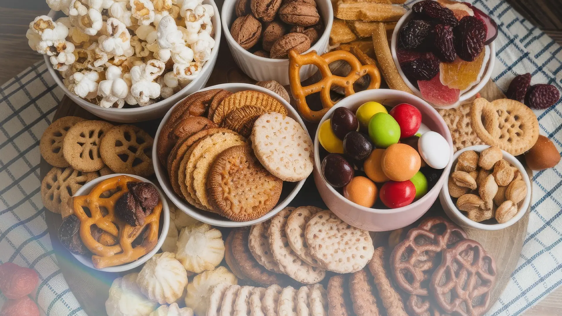 Variety of Traditional English Snacks