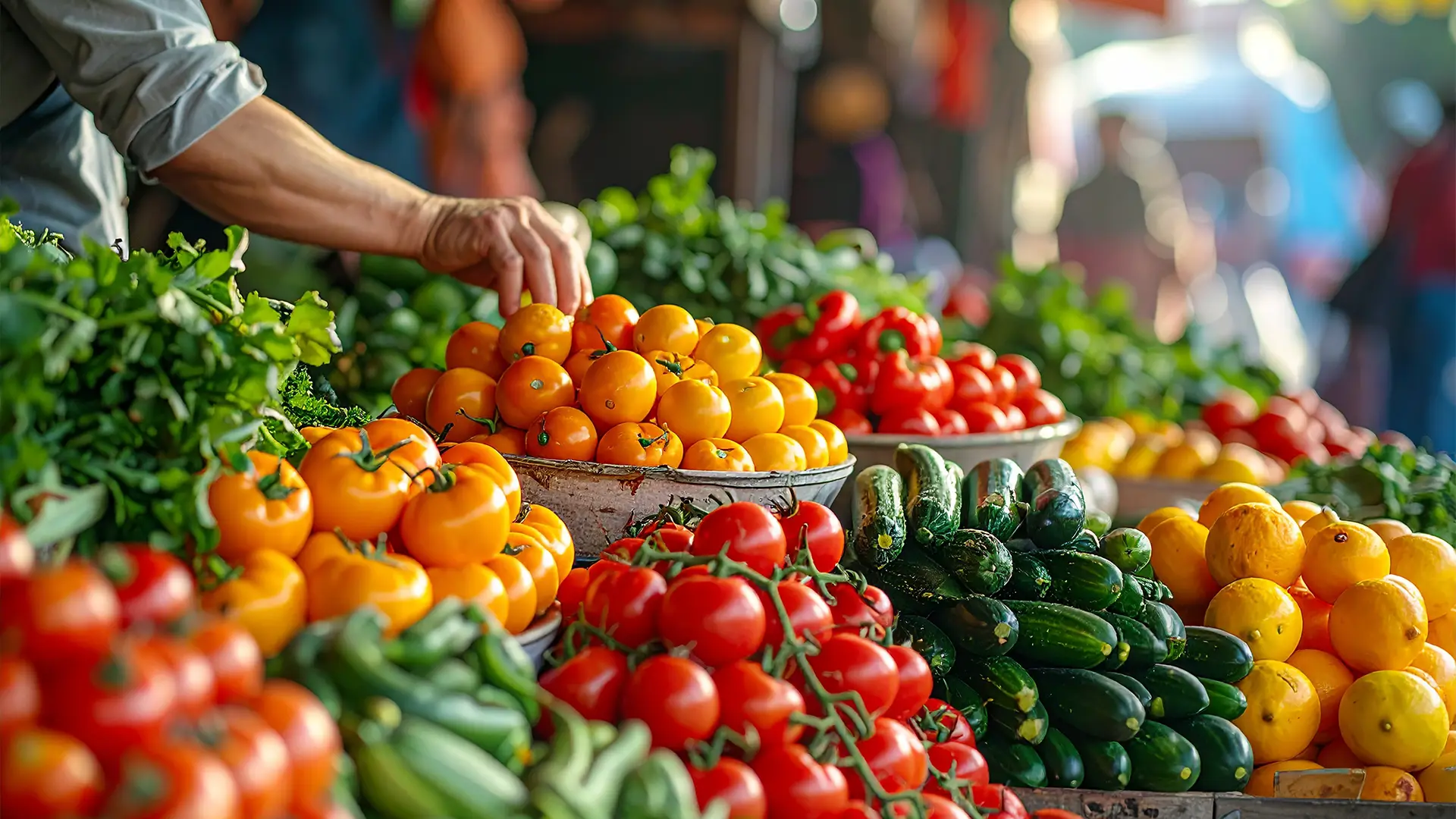 Vegetables stall, Importing vegetables from India to UAE