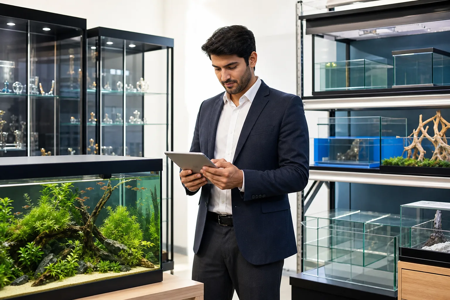 How to Start a Aquariums & Display Cases Trading Business with Meydan Free Zone