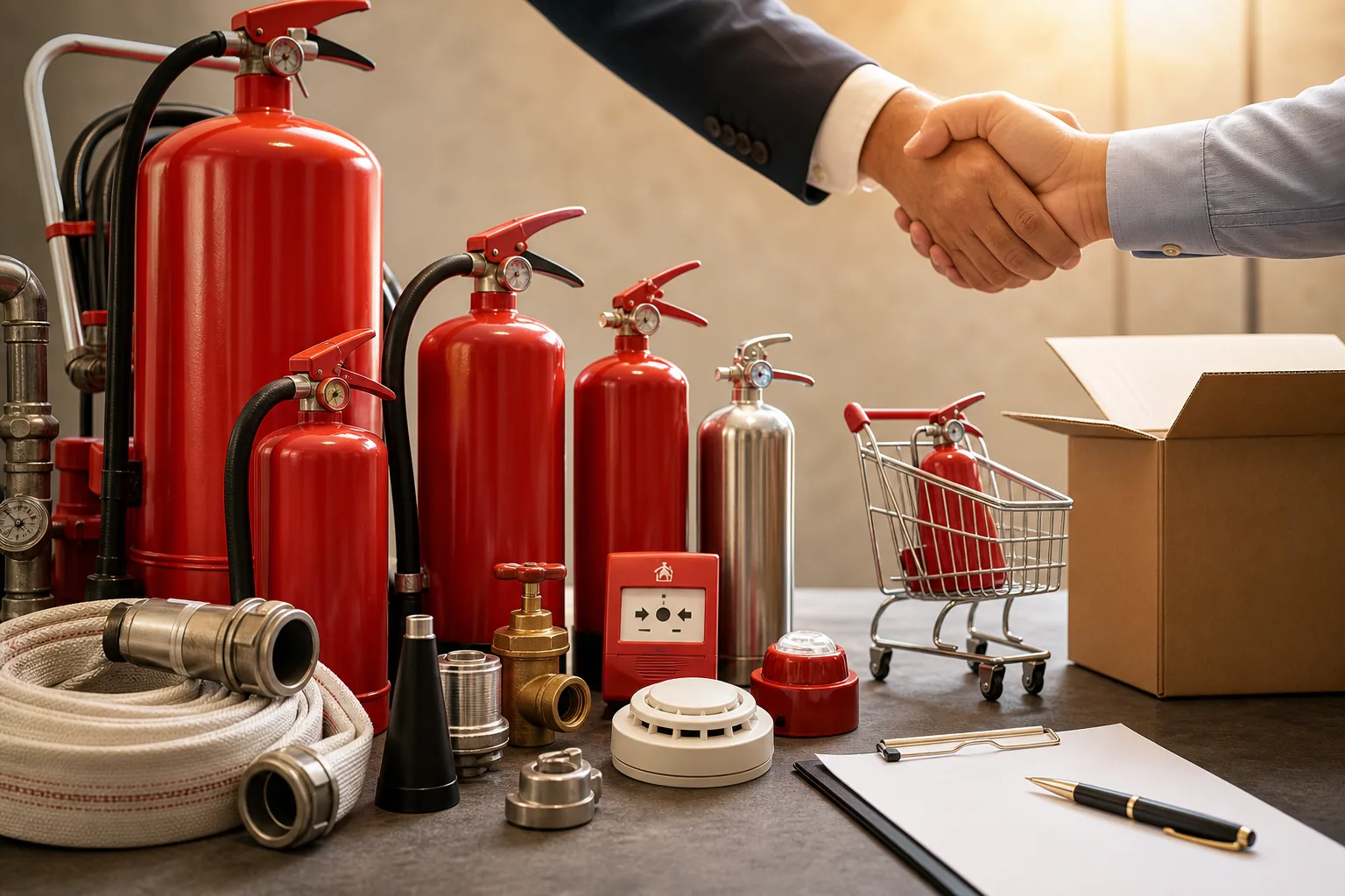 How to Start a Fire Extinguishing Materials Trading Business with Meydan Free Zone