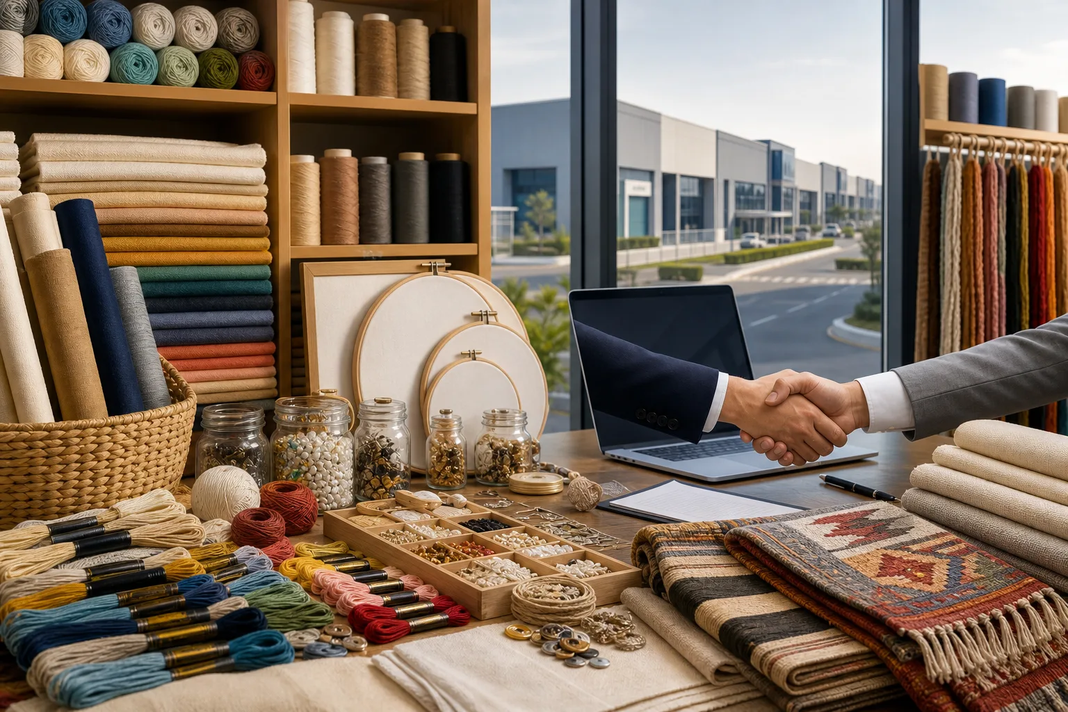 How to Start a Retail Sale of Basic Materials for Rug, Tapestry or Embroidery Making Business in Dubai with Meydan Free Zone