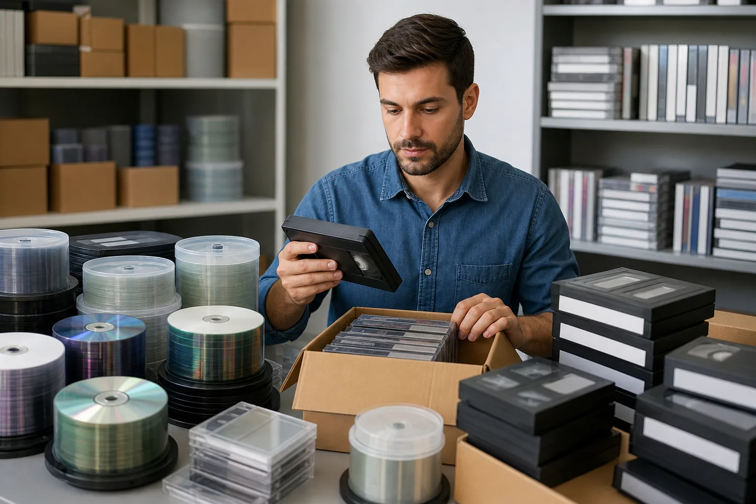 How to Start a Retail Sale of Blank Tapes and Discs Business in Dubai with Meydan Free Zone