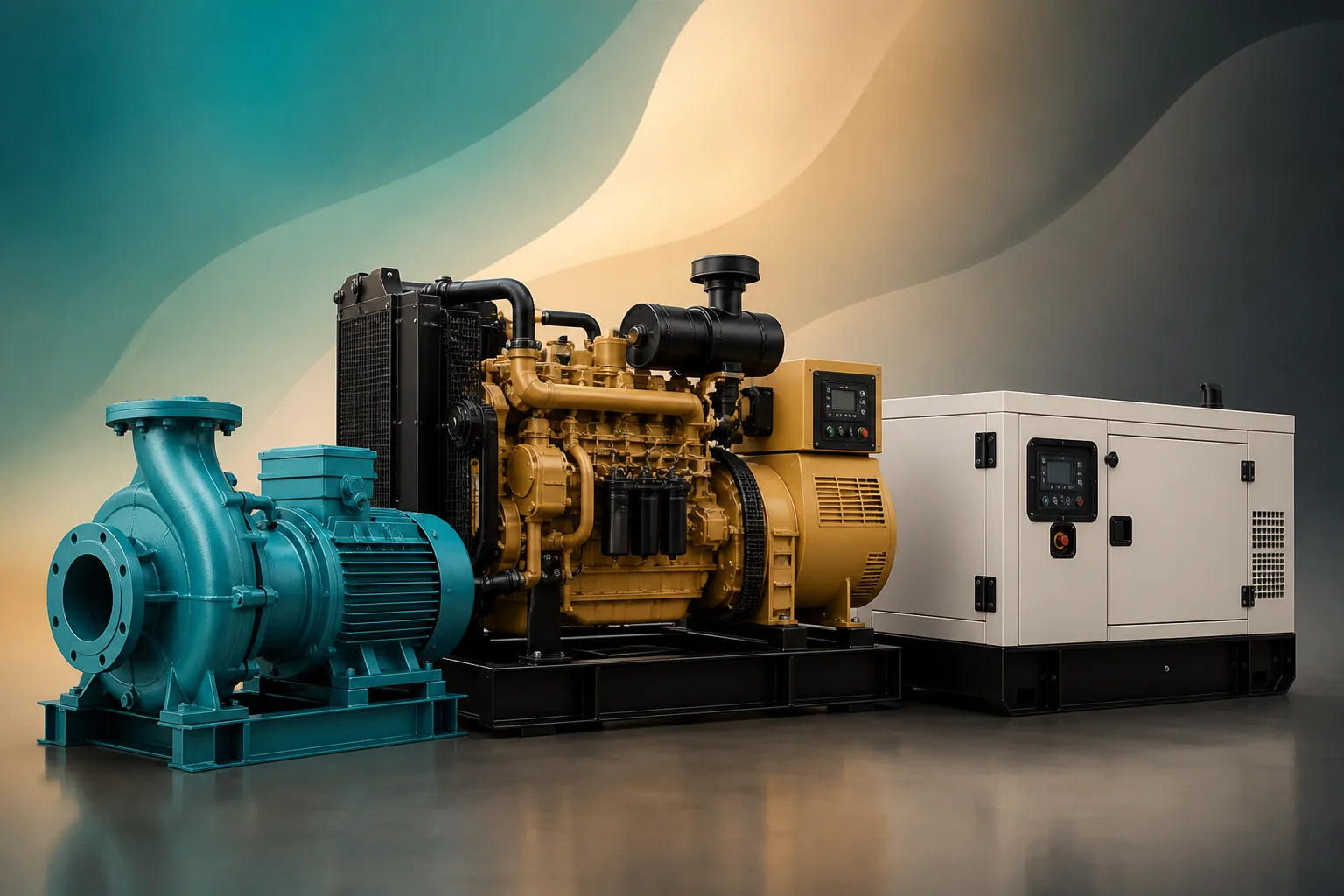 Pumps, Engines and Generators Rental Business Setup in Dubai