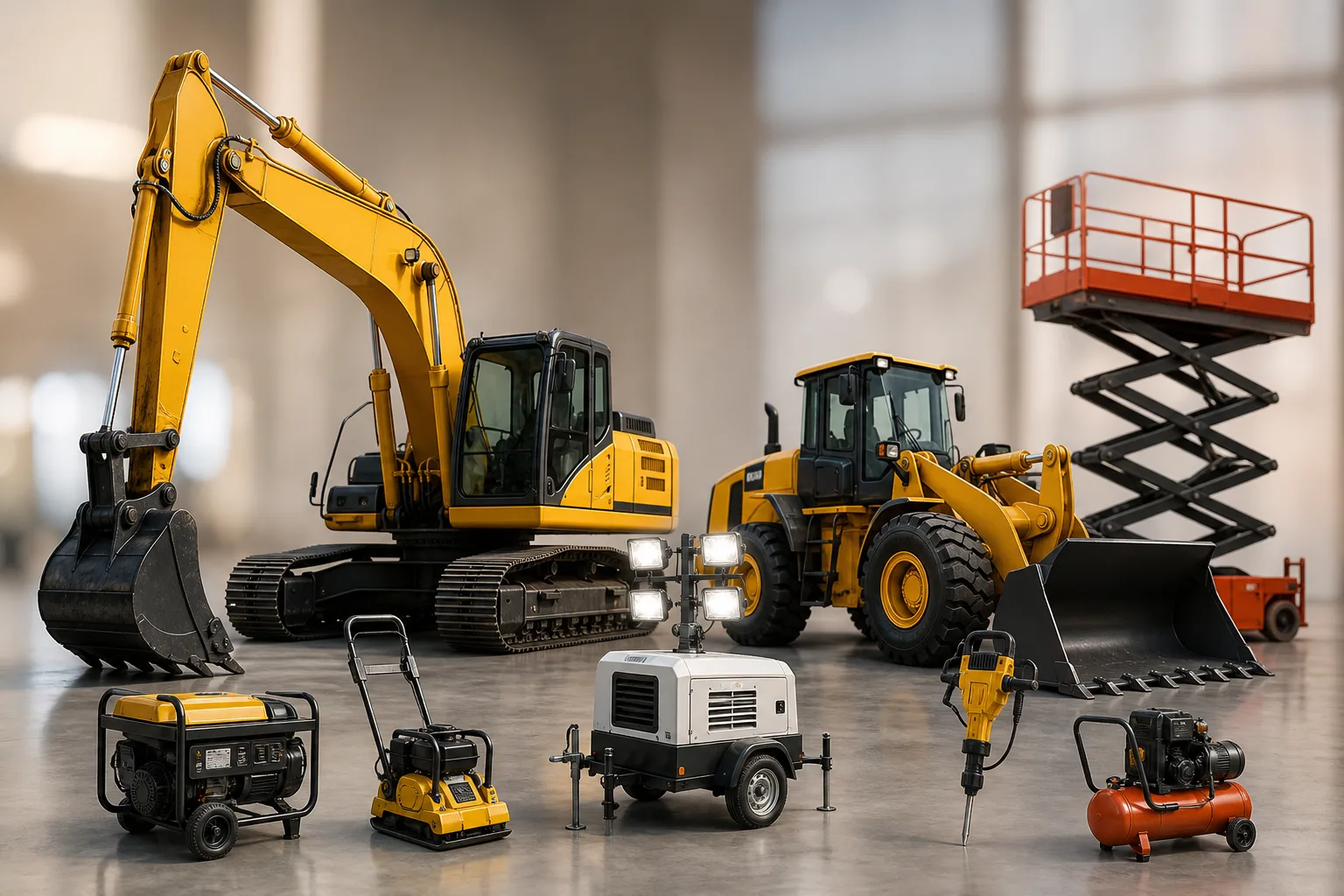 Heavy & Light Machinery & Equipment Rental Business Setup in Dubai