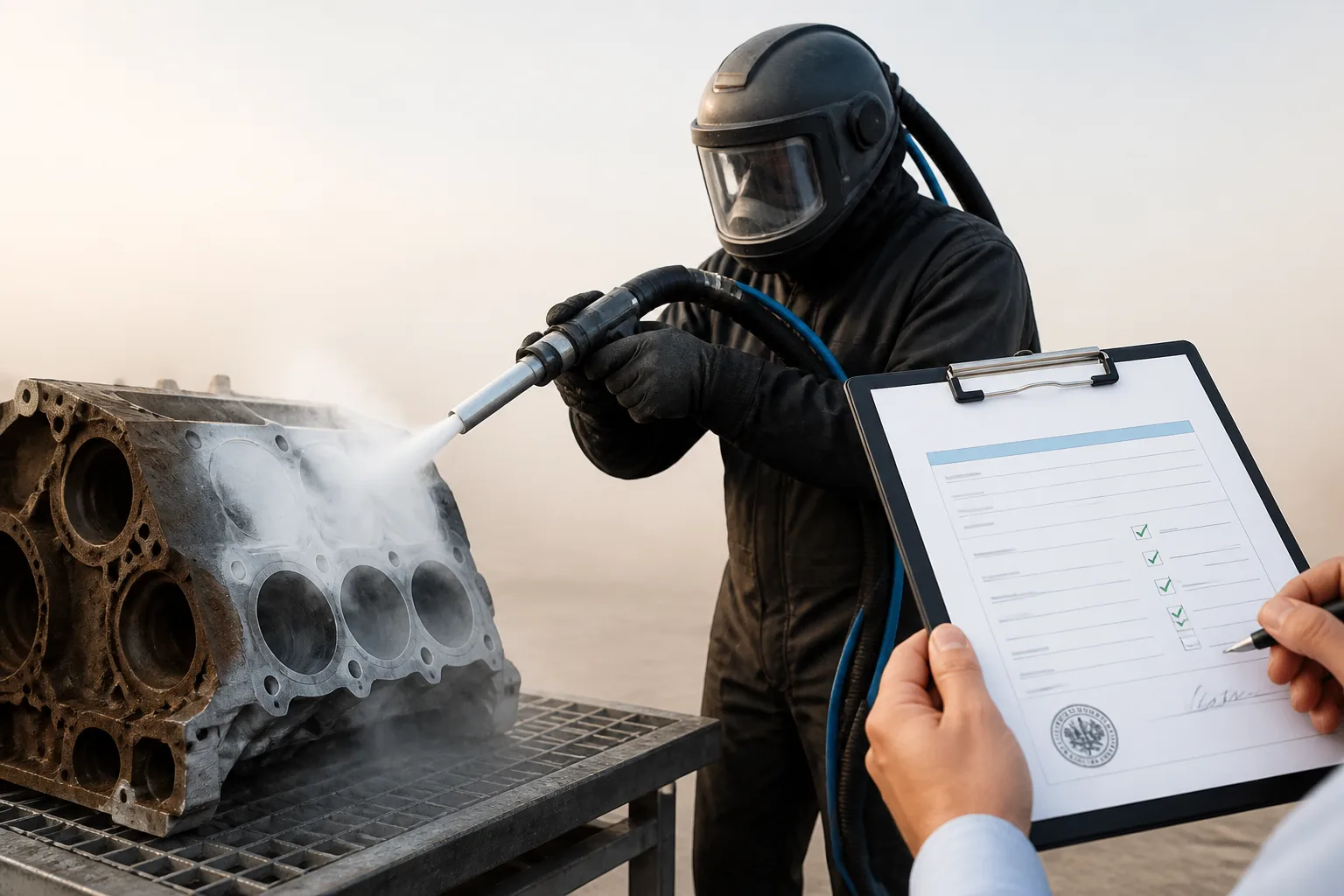 Apply for a Dry Ice Blast Cleaning License in Dubai