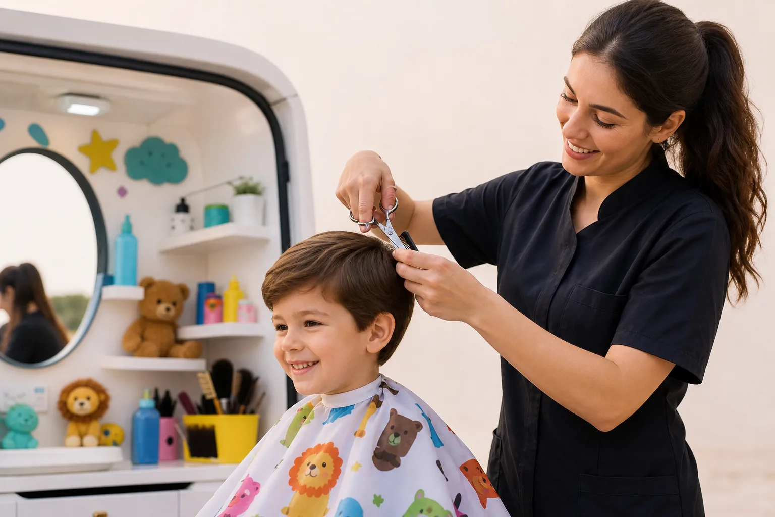 How to Start a Children Mobile Hairdresser Business in Dubai