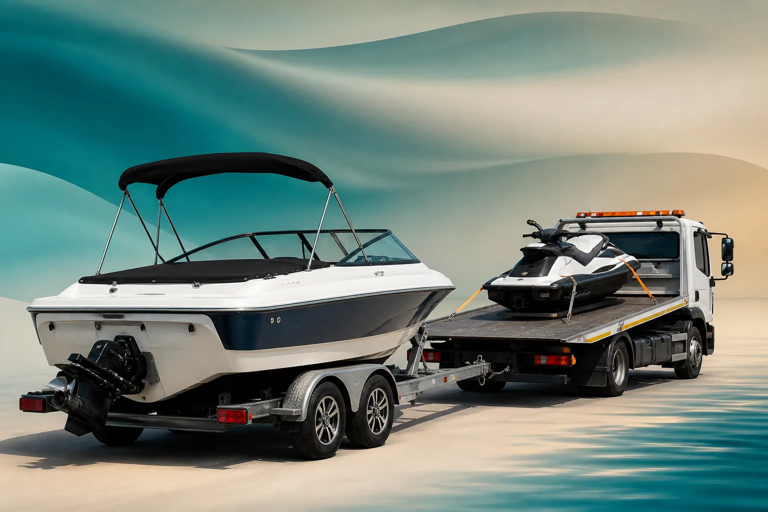 How to Start a Boat and Jet Ski Towing Business in Dubai