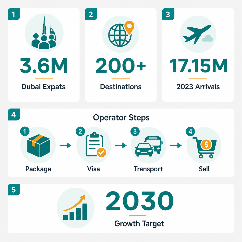 Infographic: How to Start an Outbound Tour Operator Business in Dubai