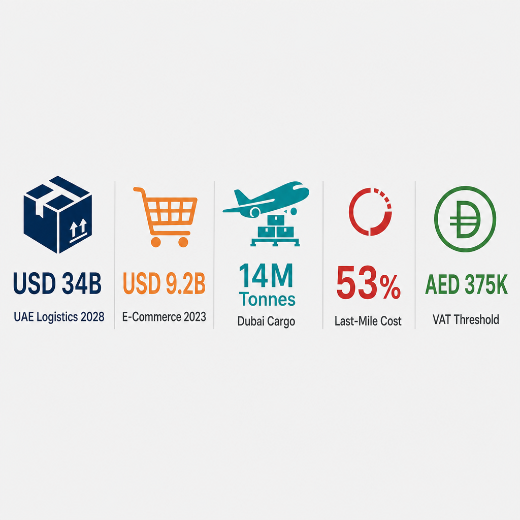 Infographic: How to Start a Mail and Parcel Delivery Business in Dubai