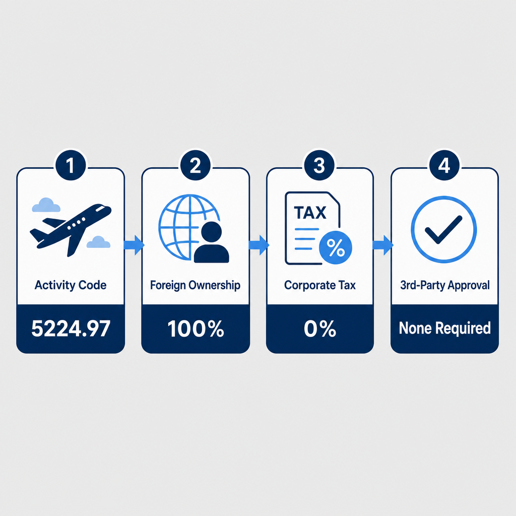 Infographic: How to Start a Air Cargo Services Business in Dubai with Meydan Free Zone