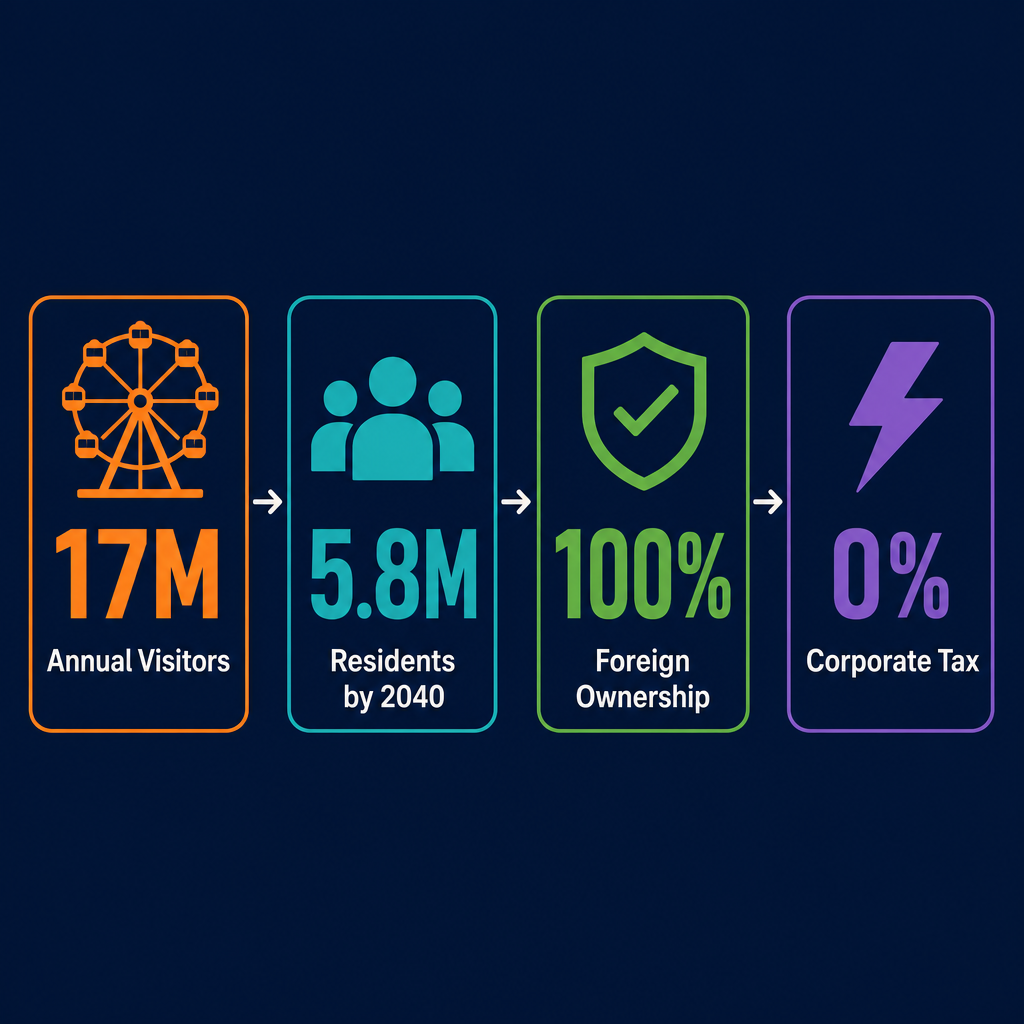 Infographic: How to Start a Amusement Parks with Multiple Attractions Business in Dubai with Meydan Free Zone
