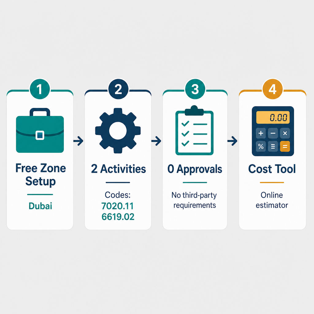 Infographic: How to Start a Business Advisory or Strategic Consultancy Services Business with Meydan Free Zone