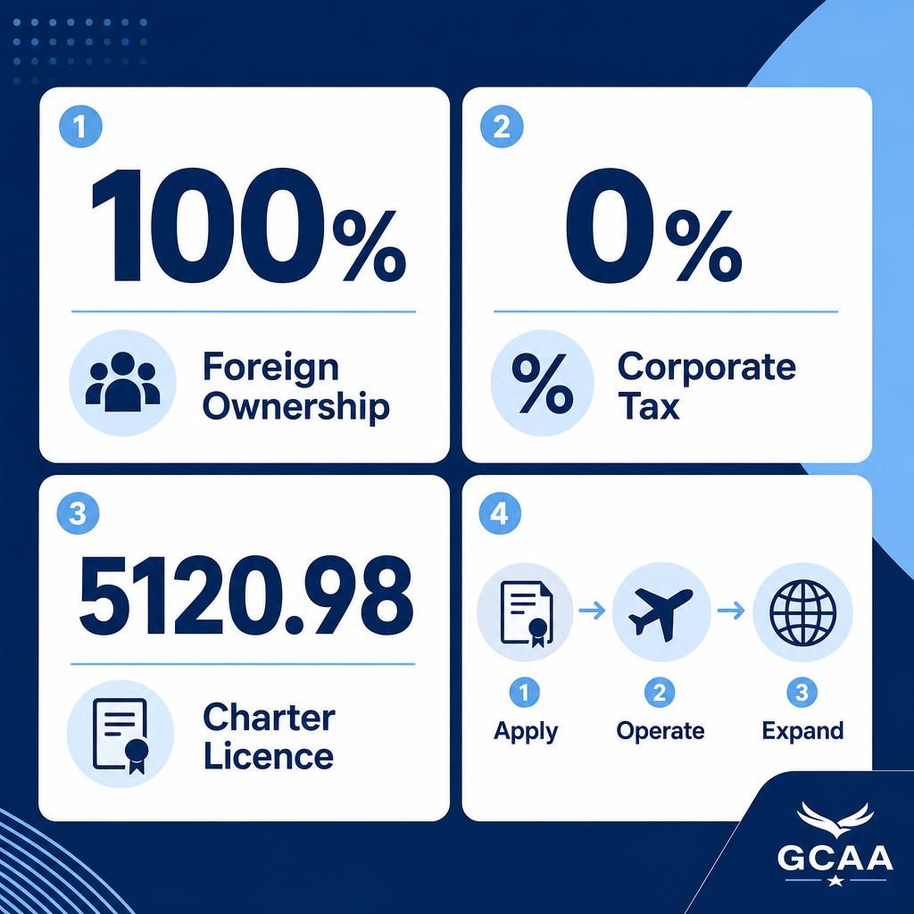 Infographic: How to Start a Charters for Passengers and Cargo Business in Dubai with Meydan Free Zone